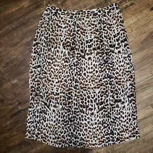 Express Cheetah Print Skirt